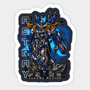 Blue Robot Sticker